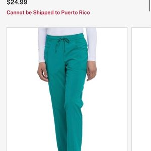 EUC Dickies EDS Essentials Scrub Bottoms Teal XL